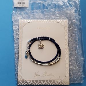 Vera Bradley Bird Wrap Bracelet Silver